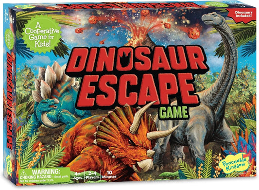 Roll over image to zoom in Peaceable Kingdom Dinosaur Escape Cooperative Memory