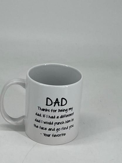 Fathers Day Best  Dad Ever Gift for DAD Coffee Mug Daddy