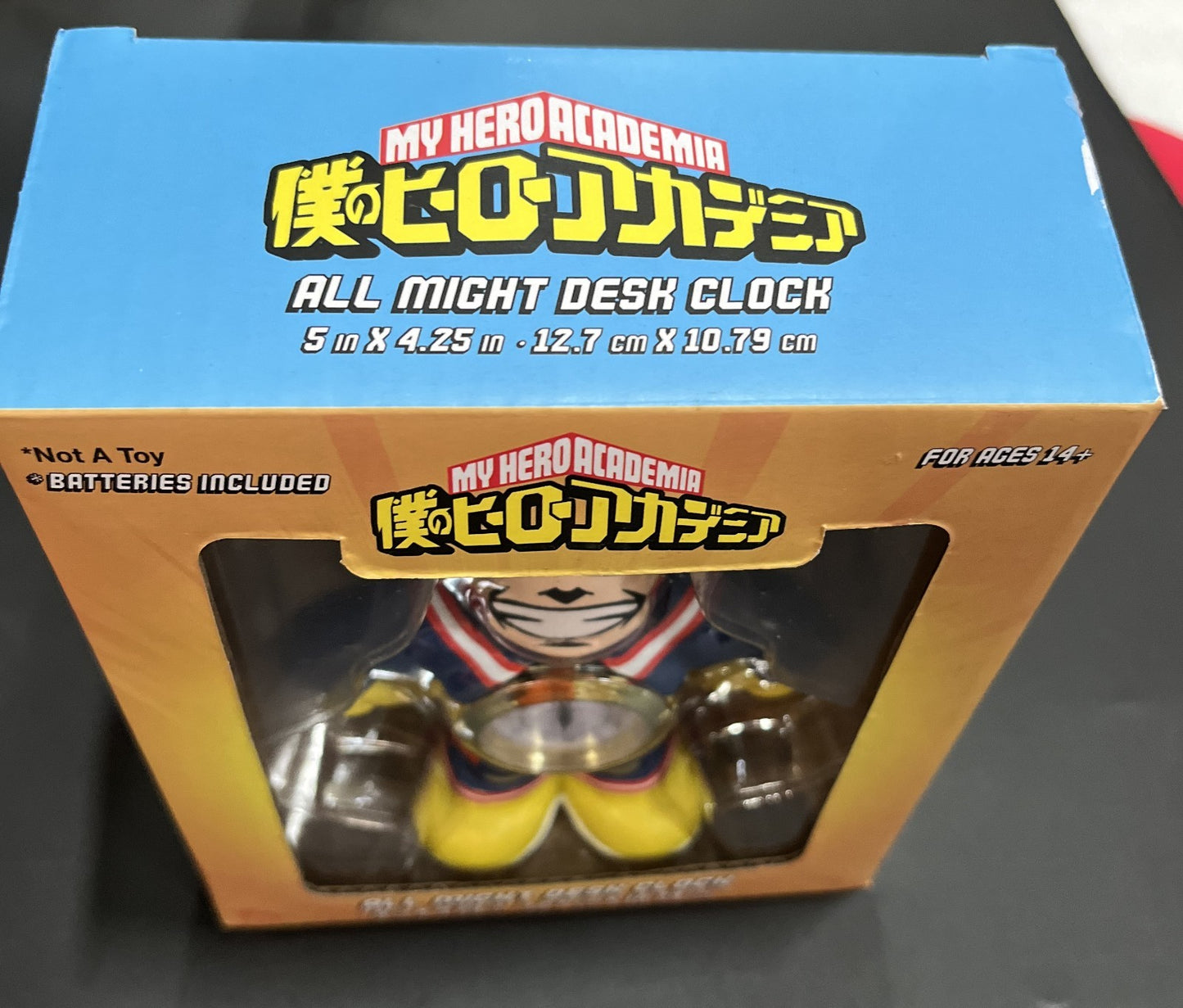 ALL MIGHT DESK CLOCK NEW