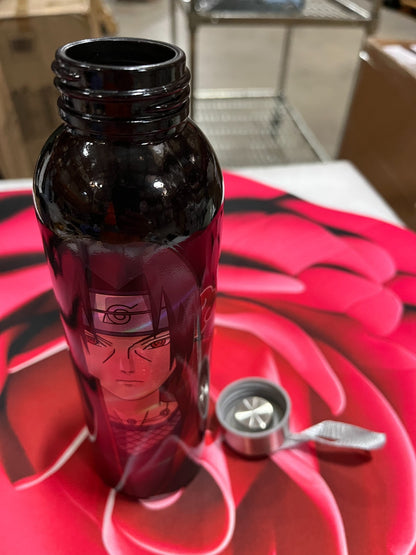 NARUTO SHIPPUDEN ITACHI AKATSUKI GLASS WATER BOTTLE