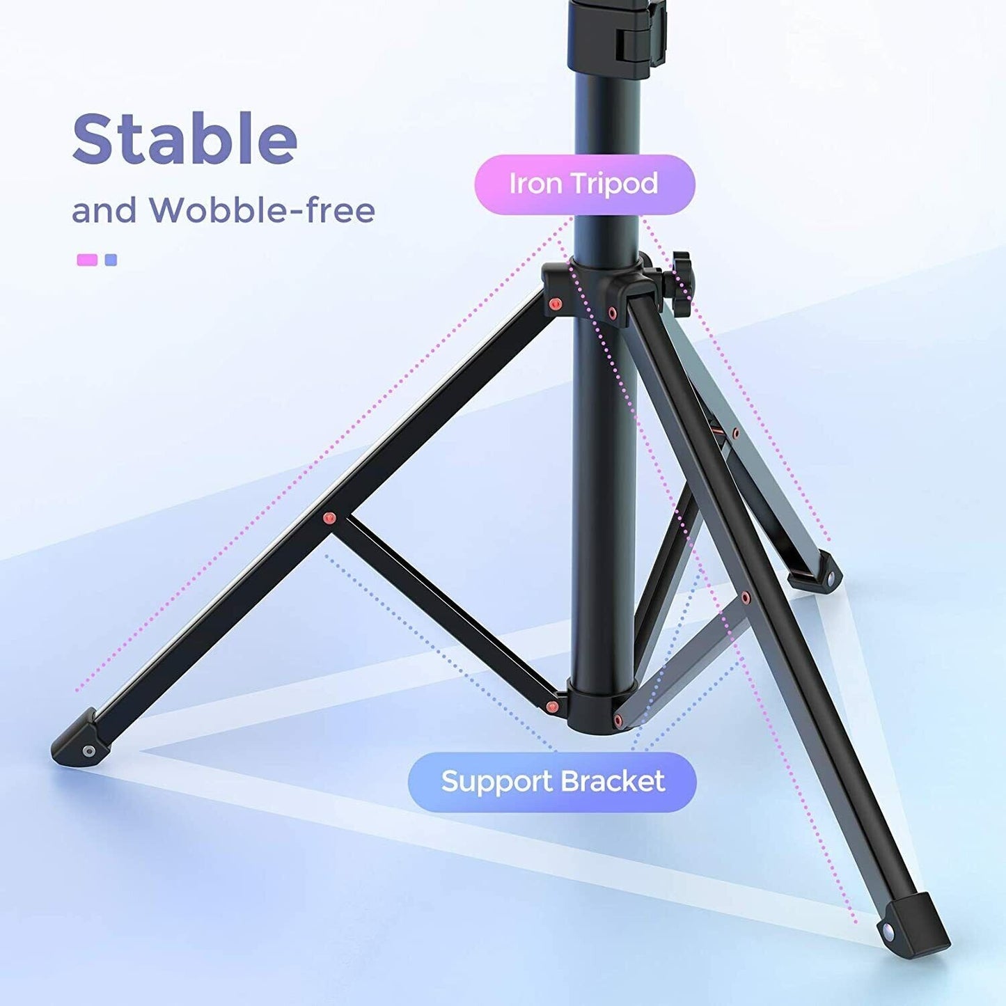 Universal 62-inch Selfie Stick Tripod Stand for Cell Phone with Bluetooth Remote