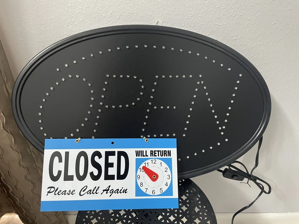 LED Open Sign for Business, LED Neon Signs for Shop Windows and Doors of Shop