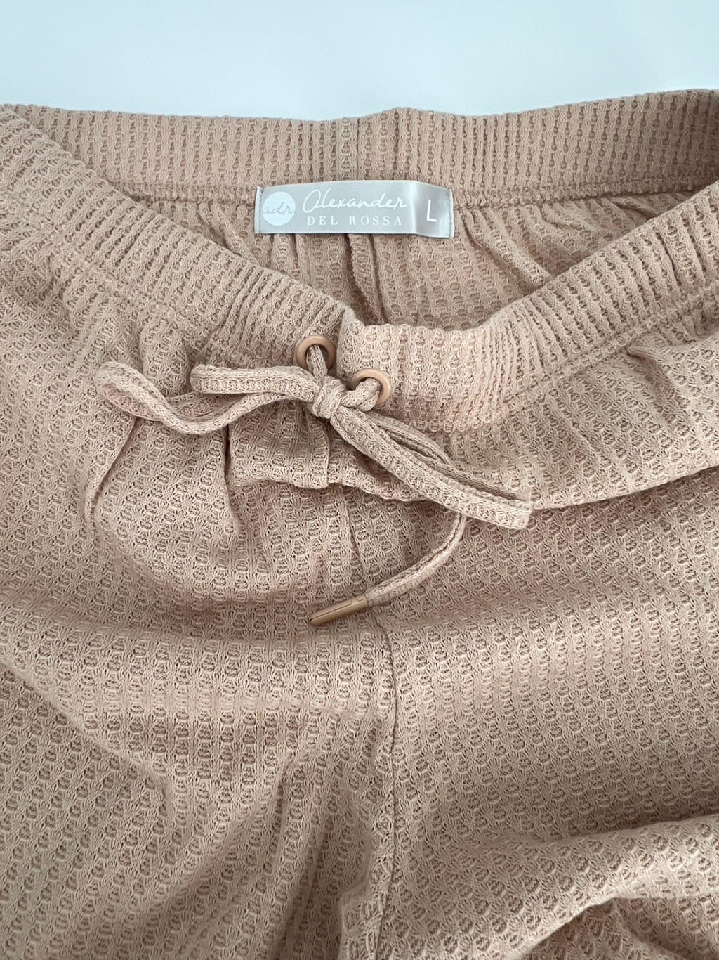 Women's Cami Top & Pants, Pajamas with Pockets, Spaghetti Straps Beige Size L