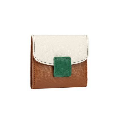 Daisy Rose Tri-fold Wallet - RFID Blocking Card Holder Organizer - PU Vegan Leat