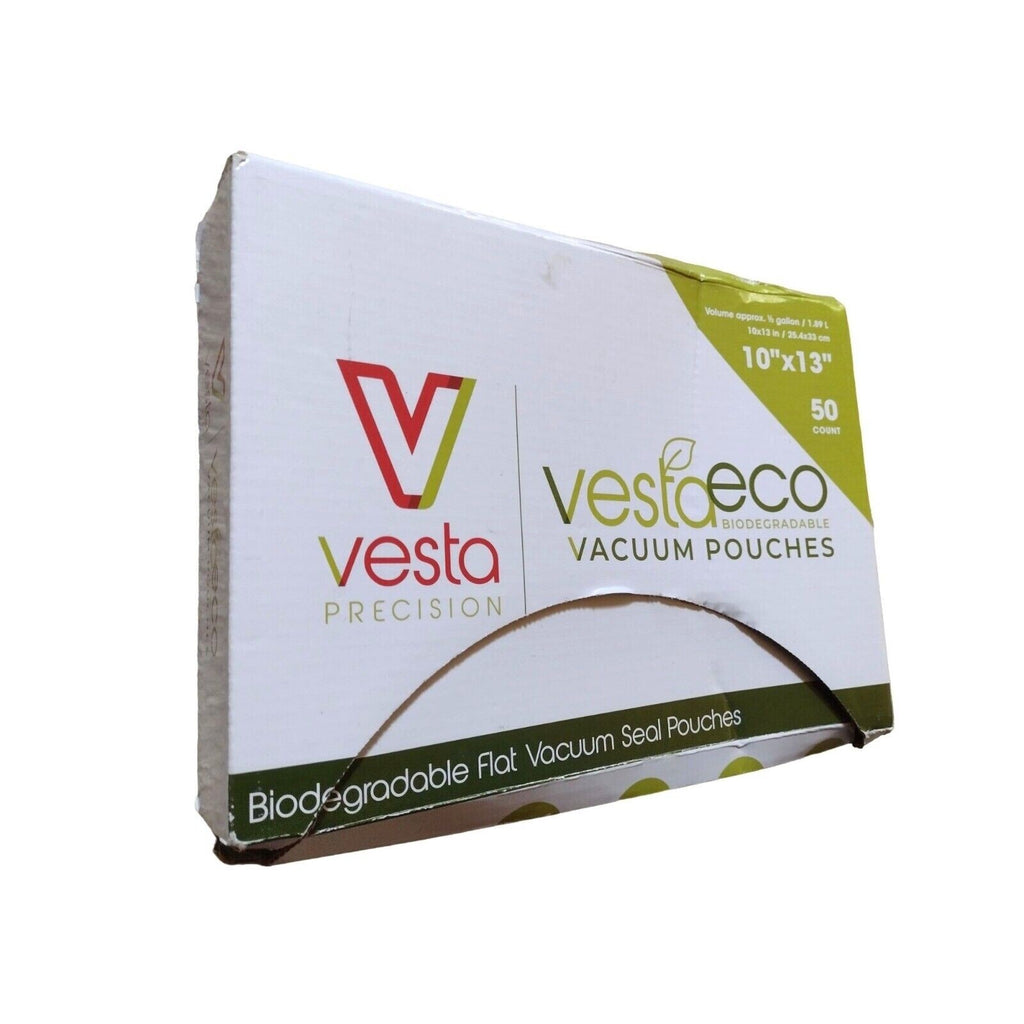 50 count 10 x 13 inch VestaEco Chamber Machine Vacuum Pouches
