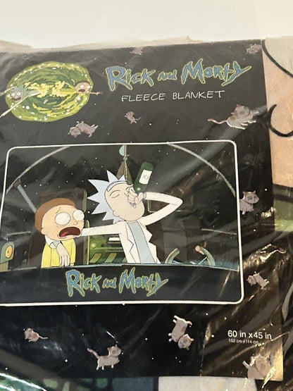 Rick And Morty Blanket 60x45in