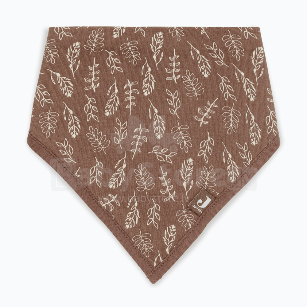 2-Pack Baby Bibs – Chestnut, 100% Cotton Outer – 14.2” x 9”, Button Back