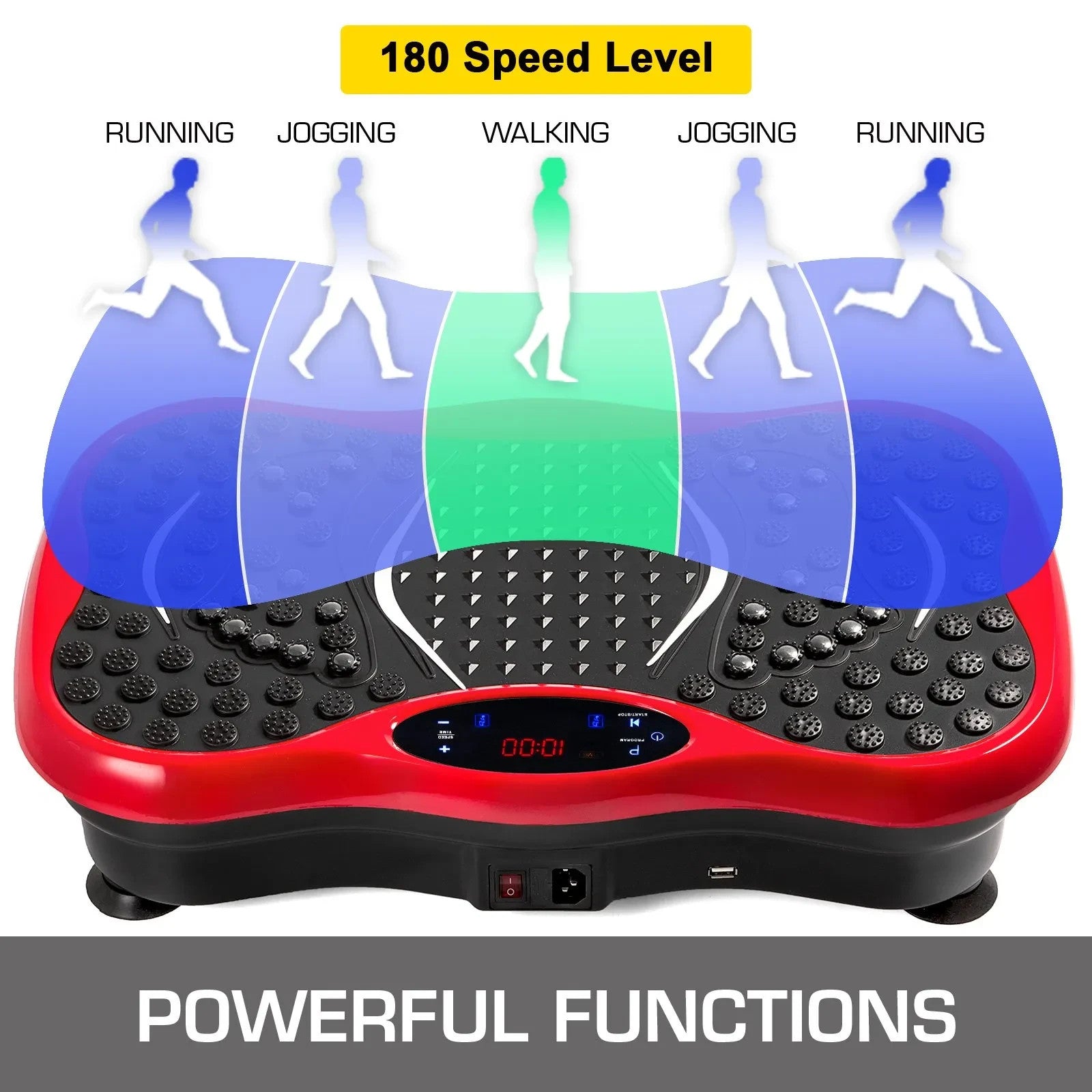 VEVOR Vibration Plate Exercise Machine,Whole Body Exercise Vibration Fitness Pla