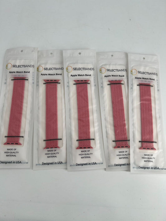 5-Pack S Aztec pink  Loop Watch Bands 0.8 x 5.6 Inch Fits 38mm/40 mm/41mm  Case