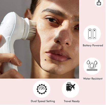 Vanity Planet Facial Cleansing Brush Ultimate Skin Spa with 3 Interchangeable
