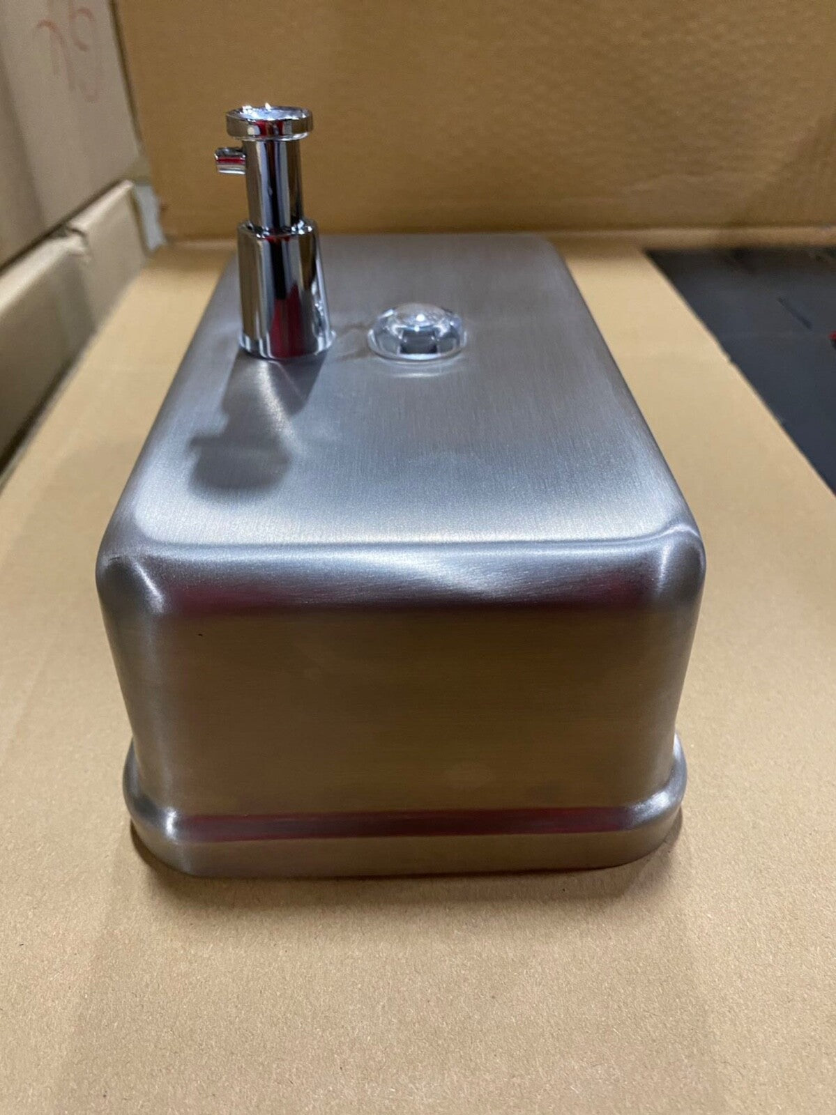 1200ml 40oz Manual Wall-Mount 304 Stainless Steel Hand Liquid Soap Gel Dispenser