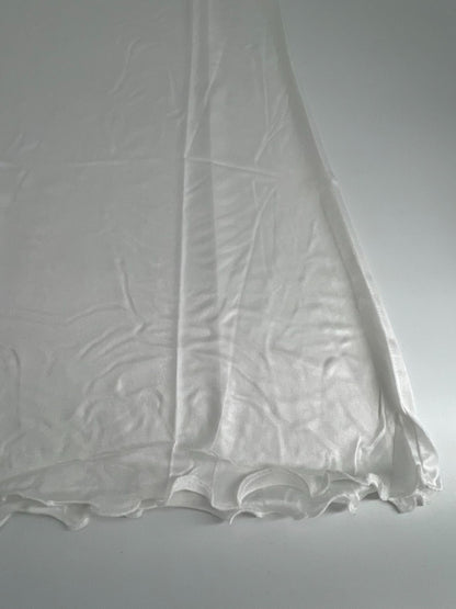 See Through Sleepwear Dress White S