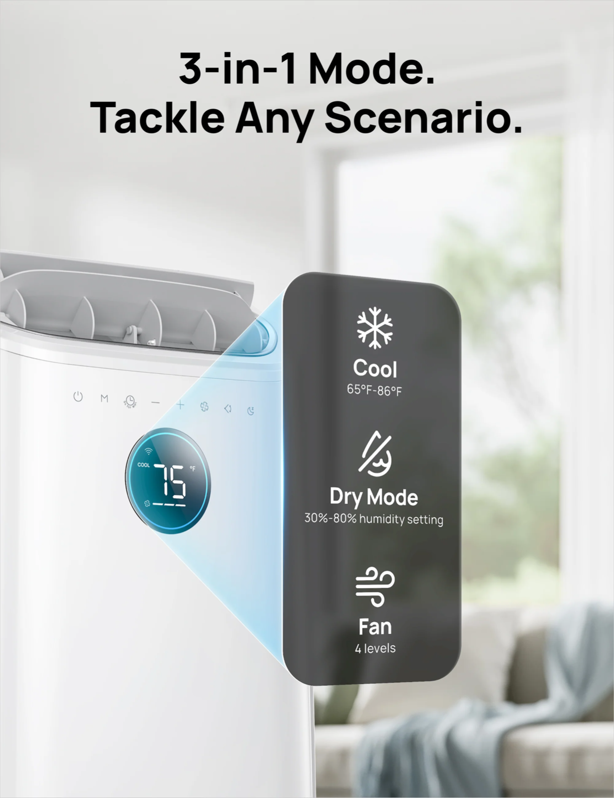 Smart Air Conditioner White -open box