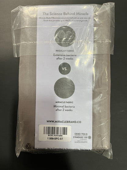 2 Pillowcases Color: Stone  Standard Size：20”x 27“