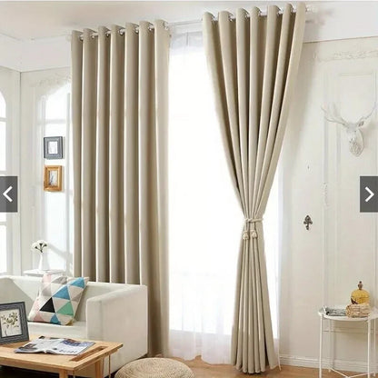 Blackout Curtains 100% Blackout Shield Linen for Bedroom 84 Inches Long 52*84