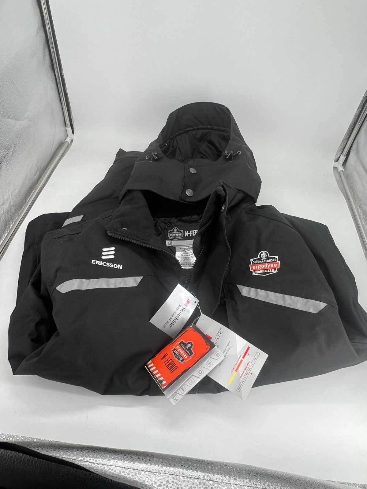 N-Ferno 6466 Large Black Thermal Jacket