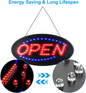 LED Open Sign for Business, LED Neon Signs for Shop Windows and Doors of Shop