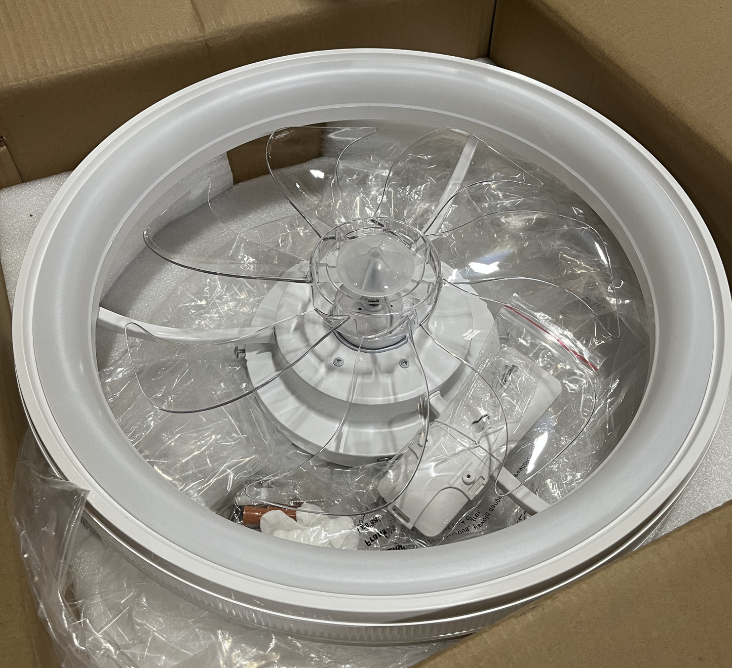 CEILING FAN LIGHT             Size: H 5"  ×D 19.7"