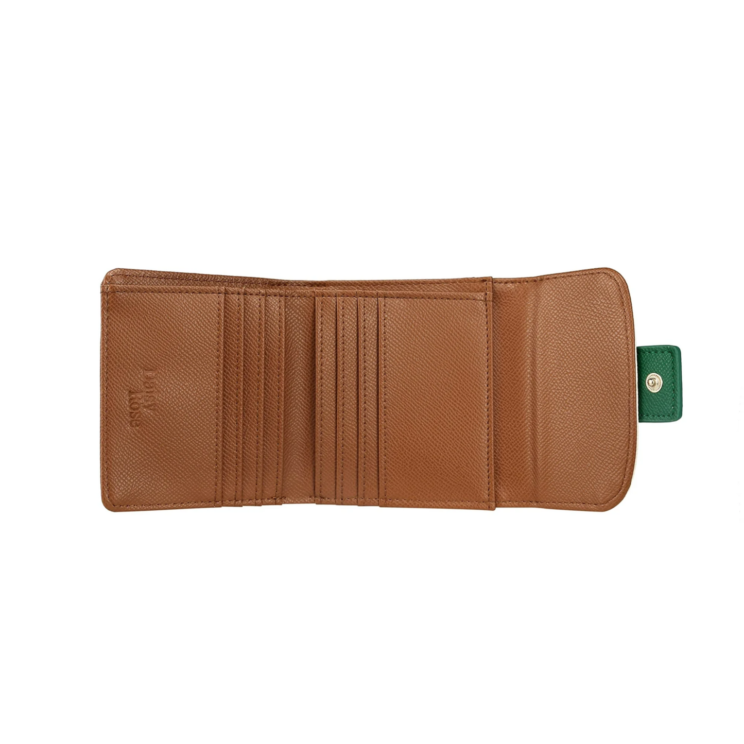 Daisy Rose Tri-fold Wallet - RFID Blocking Card Holder Organizer - PU Vegan Leat