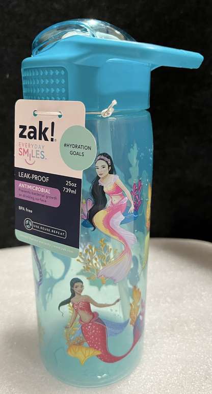 Disney The Little Mermaid 2023 Kids Water Bottle For School or Travel, 25oz, Dur