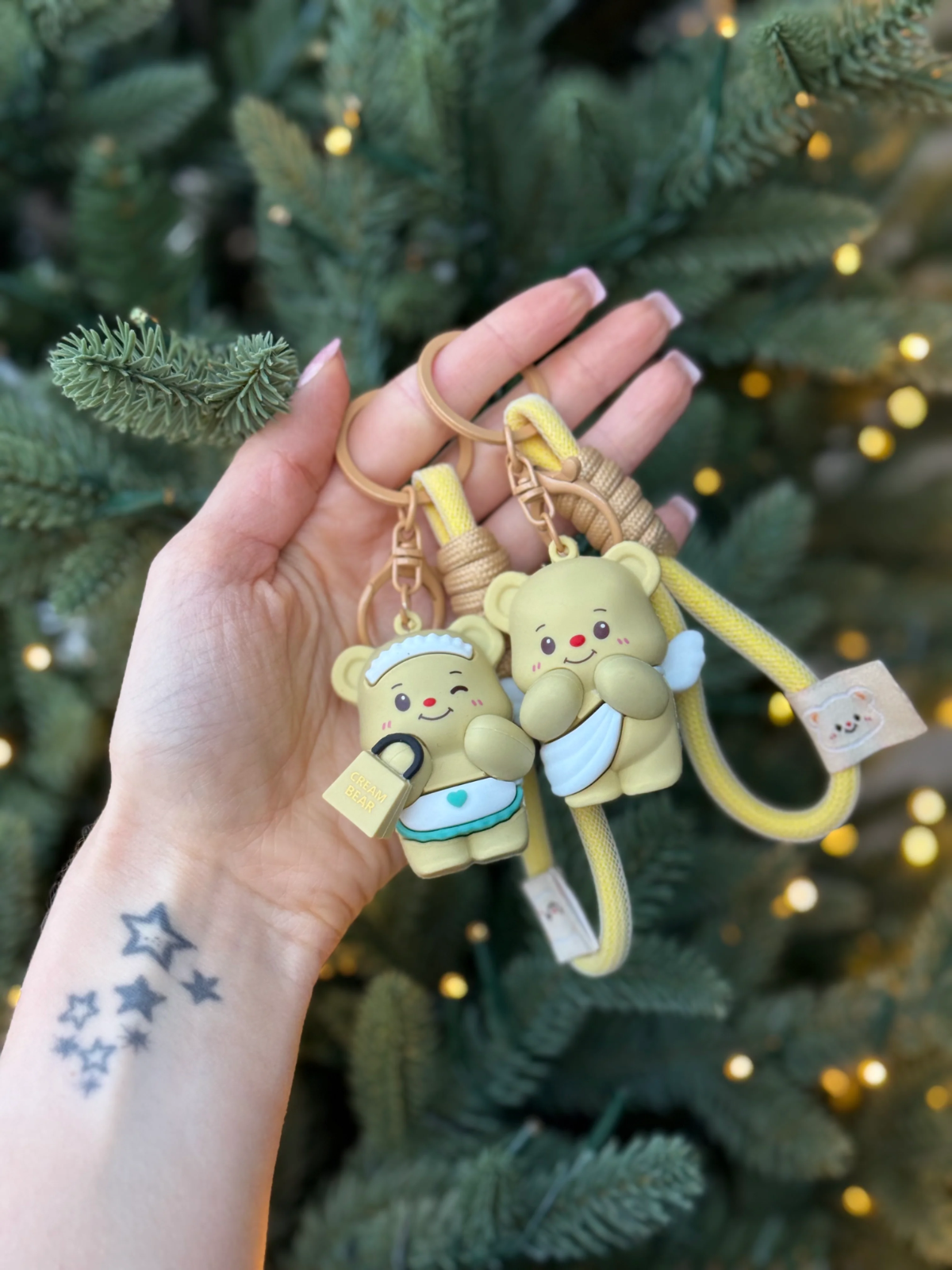 2pcs Golden Bear Charm — Honey Edition