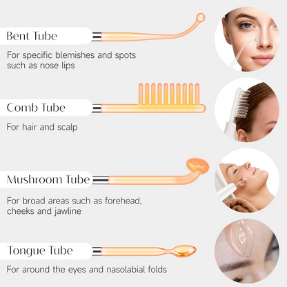 High Frequency Machine Glass Tube Acne Spot Wrinkles Remover Beauty Facial Care
