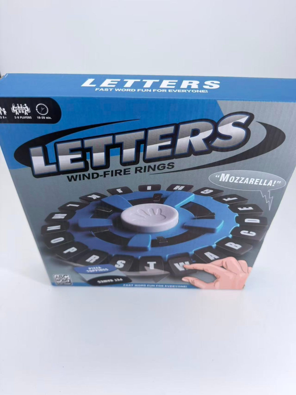 letters WIND-FIRE RINGS