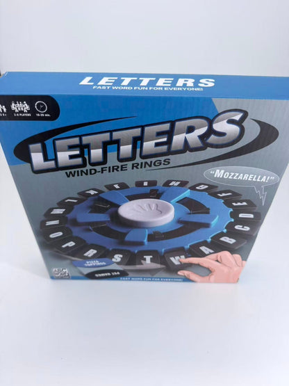 letters WIND-FIRE RINGS