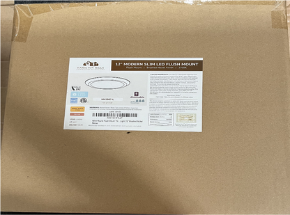 Hamilton Hills 12-Inch LED Disk Light WARM WHITE