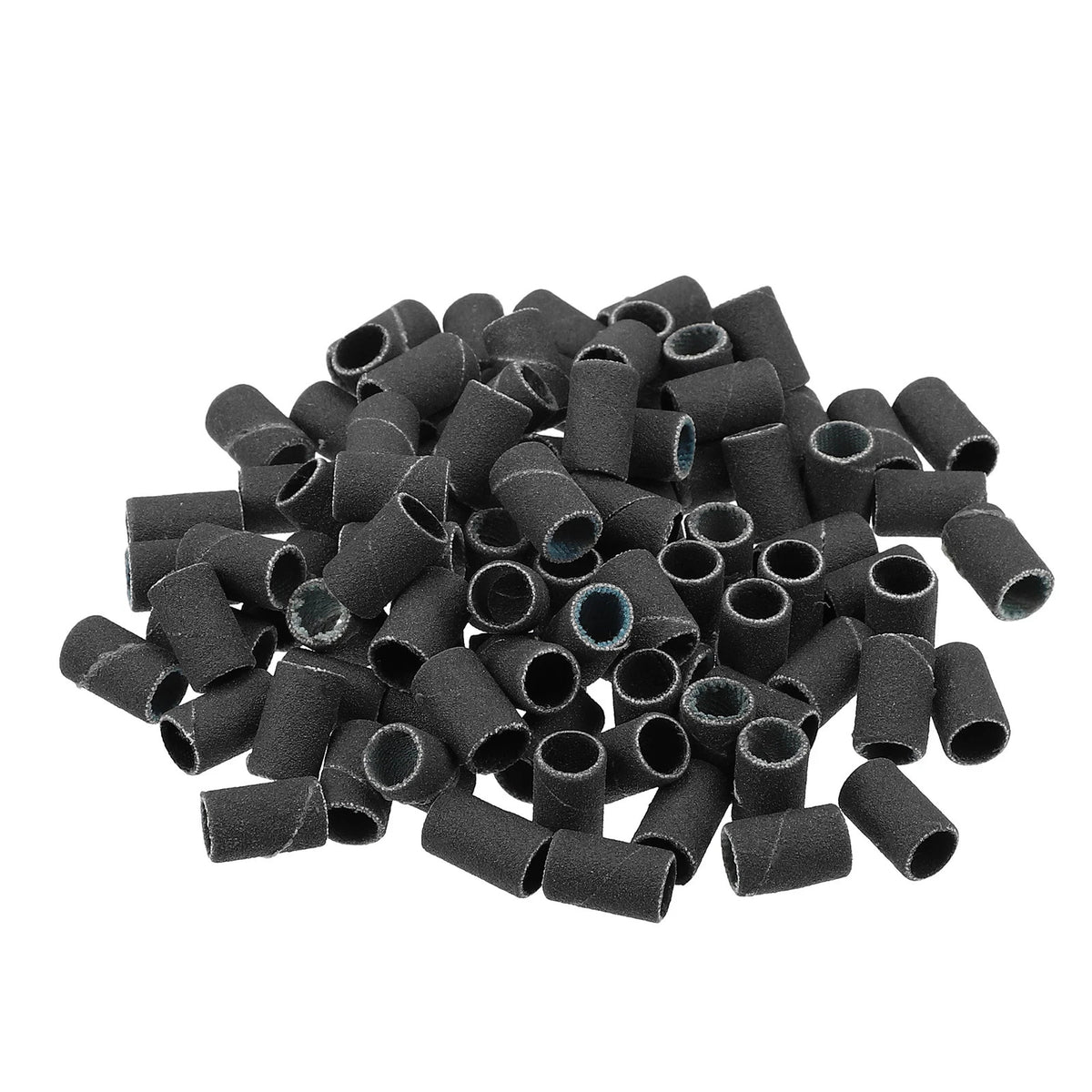 100 Pcs/set Black Nail Drill Sanding Bands #240 Manicure Tool