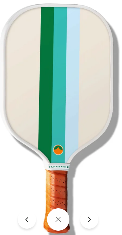 Tangerine Pop Pickleball Paddle – Lightweight & Sweet.-L16"