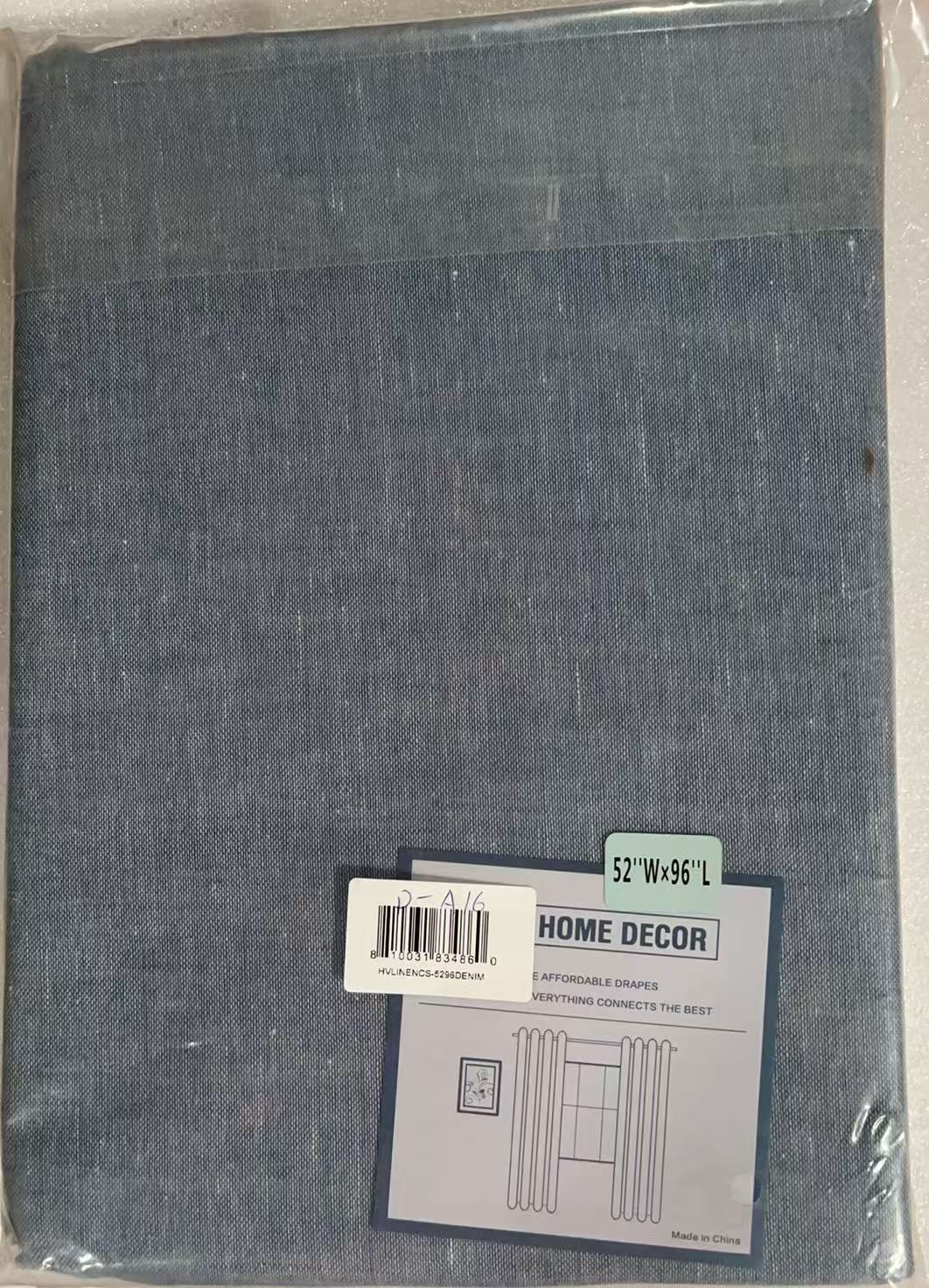 52"Wx96"L per panel Angeline Solid Sheer Grommet Curtain Panels - (2 panels=104)