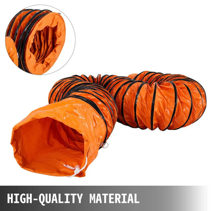 16 FT PVC Flexible Duct Hosing for 12 INCH Exhaust Fan (12IN 16FT)