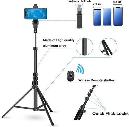 Y68 Selfie Stick 1.7M Phone Tripod