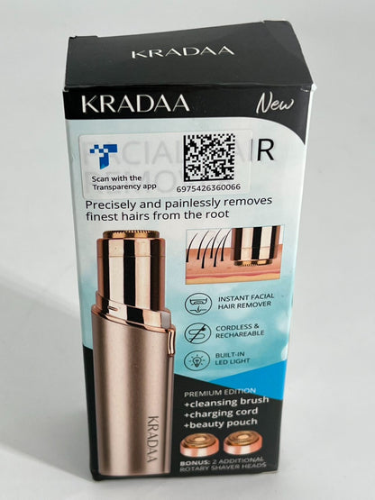 KRADAA Facial Hair Removal for Women Rechargeable Hair Removal Device - New