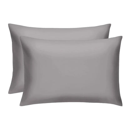 2 Pillowcases Color: Stone  Standard Size：20”x 27“