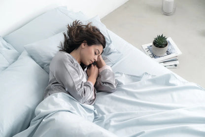 Sky Blue King Pillowcases, 2-Pack, Luxe Silky Soft, 20” x 37”