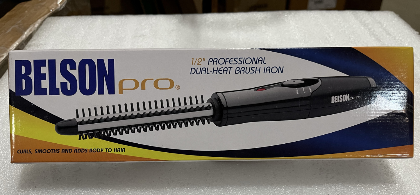 Professional Dual-Heat 1/2" Brush Iron