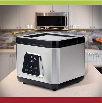 Sous Vide Water Oven by Vesta Precision- Perfecta Powerful Pump Design 10 Liter