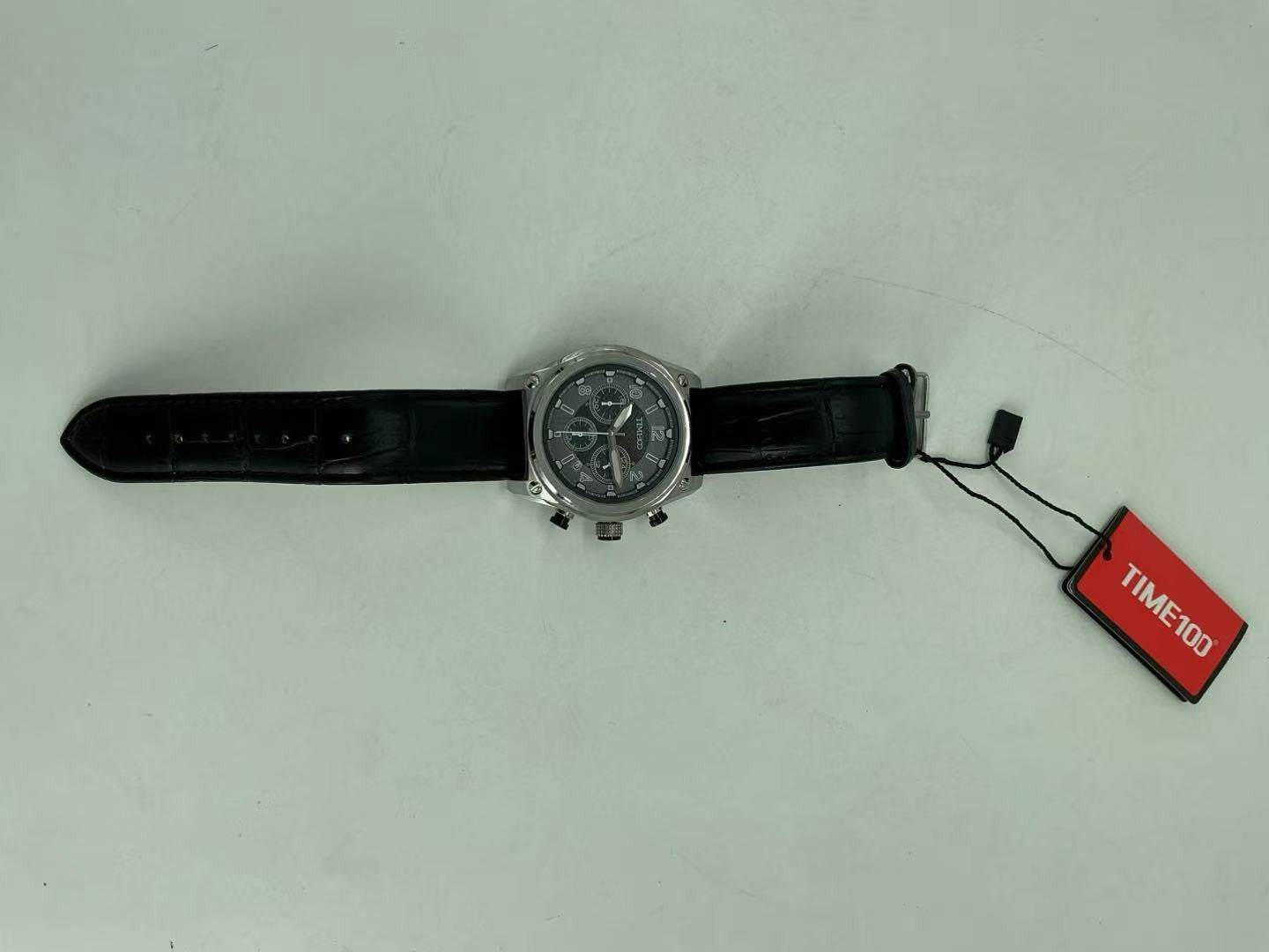 Men's Multifunction Chronograph Illuminated Watch in Stainless Steel