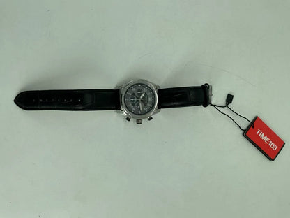 Men's Multifunction Chronograph Illuminated Watch in Stainless Steel