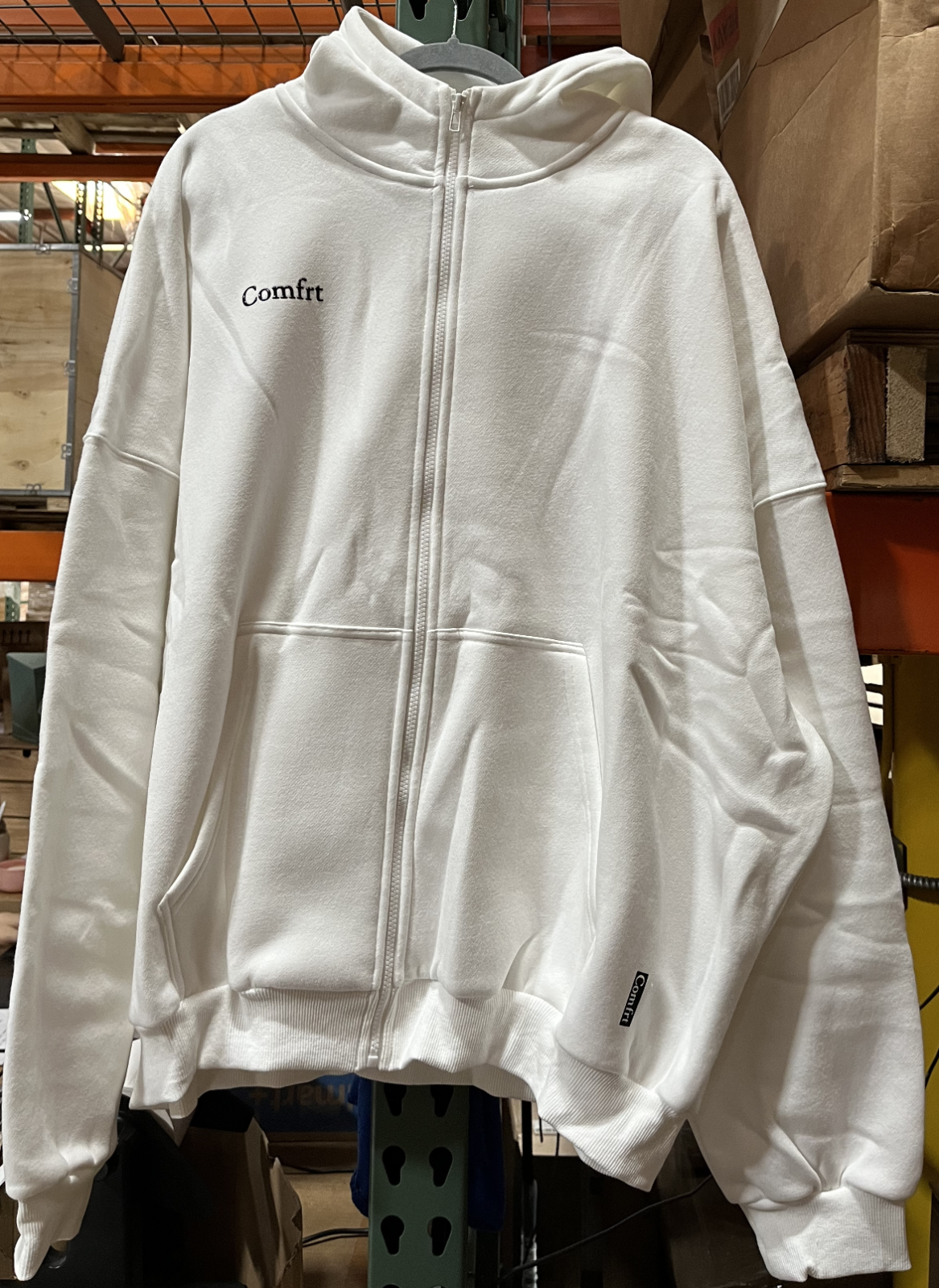 Zip Hoodie Size: XL Colour:Snow