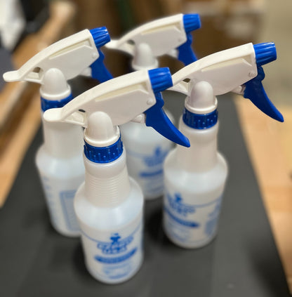 (4 Pack) Great Value All Purpose Plastic Spray Bottle （11.8 fl oz)-Blue