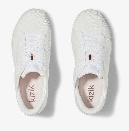 Kizik Irvine White Womens Athletic Sneaker size men 13 women 14.5