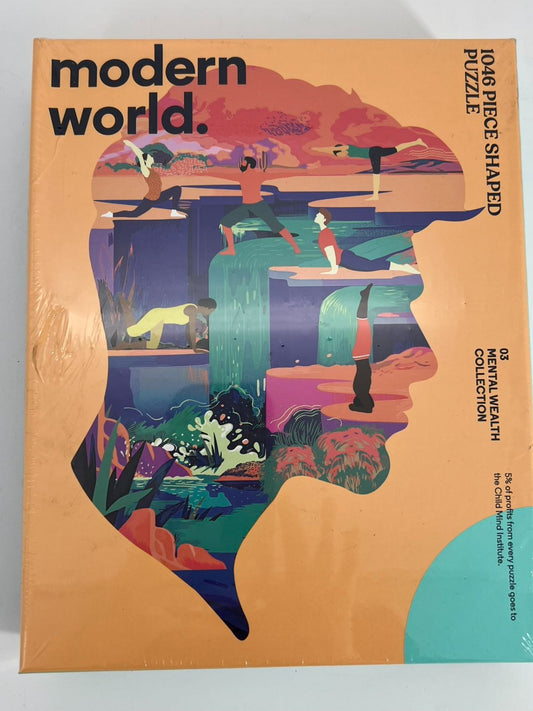 1046 Piece Shaped Activity Mental Wealth Collection Jigsaw Puzzle NEW!