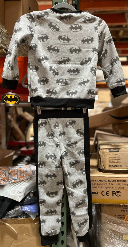 Boys 6 Batman Crewneck Sweatshirt Sweatpants Joggers Set Winter Superhero