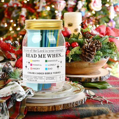 Uplifting Bible Verses in a Jar, Encouragement, and Inspiration for Daily Reflec