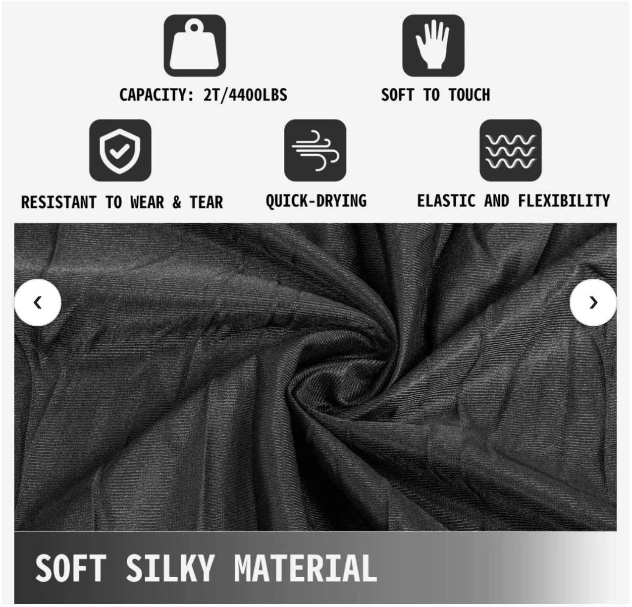 Aerial Silk and Yoga Swing, 11 Yards, Aerial Yoga Hammock Kit with 100Gsm Nylon