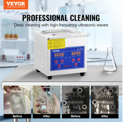 Ultrasonic 15L with Digital Timer Professional Ultrasonic Cleaning machine 40khz