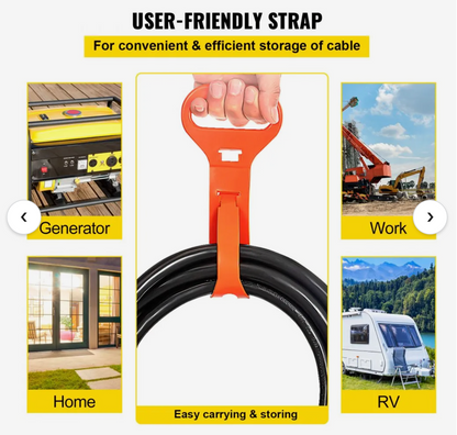 Welder Extension Cord 40 Amp 25 ft. 250 Volt Welding Power Cord with NEMA 6-50